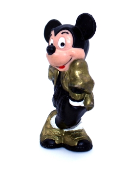 Micky Maus (Mickey Mouse) Kunststoff Figur im Disco-Outfit von Bullyland